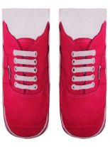 Sneaker Socken bedruckt Schuh rot