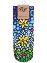 Sneaker Socken bedruckt Blumen