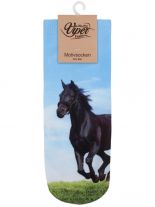 Sneaker Socken bedruckt Black Beauty