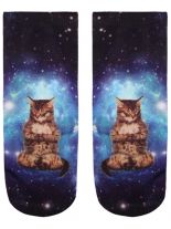 Sneaker Socken bedruckt Astrocat