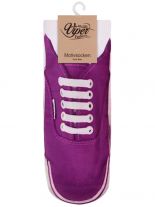 Sneaker Socken bedruckt Schuh lila