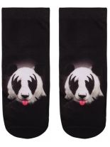 Sneaker Socken bedruckt KISS Panda