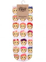 Sneaker Socken bedruckt Emoji Blumenkinder
