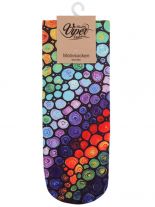 Sneaker Socken bedruckt Kunst bunt