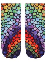 Sneaker Socken bedruckt Kunst bunt