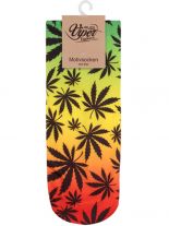 Sneaker Socken bedruckt Hanf Jamaika