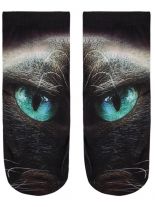 Sneaker Socken bedruckt Auge