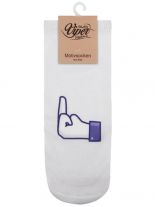 Sneaker Socken bedruckt Fuck you