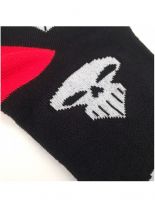 Socken skull schwarz weiß medium