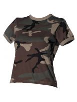 Damen US T Shirt woodland