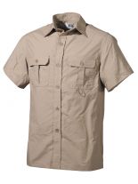 Kurzarm Outdoor Hemd khaki
