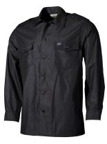 US Langarm Outdoor Hemd schwarz