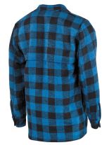 Holzfällerhemd blau schwarz kariert