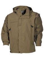 Allwetter US Soft Shell Jacke Level 5 coyote tan