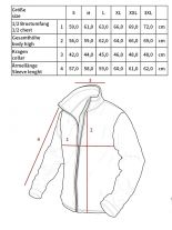Jacke English Style schwarz gefüttert