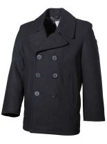 US Jacke Pea Coat schwarz