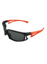 Kinder Sonnenbrille schwarz rot Bügel schmal