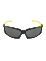 Kinder Sonnenbrille schwarz gelb Bügel schmal
