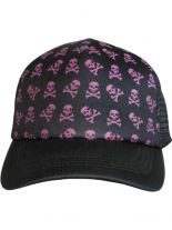 Trucker Cap Totenköpfe pink