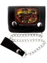 Portemonnaie mit Kette Live to Ride