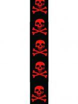 Hosenträger skulls rot