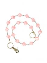 Geldbeutel Kette mit Würfeln Pink