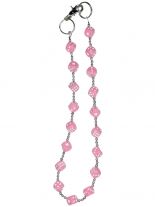 Geldbeutel Kette mit Würfeln Pink