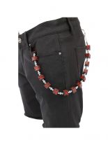 Geldbeutel Kette Würfel skull black