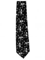Krawatte tanzende Skelette