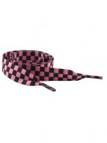Schnürsenkel kariert rosa breit