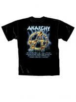 T-Shirt Anarchy schwarz