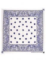 Bandana Old School blau weiß