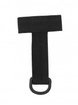 2 Molle Adapter mit D Ring schwarz