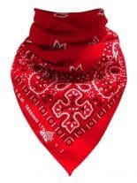 Bandana Old School dunkelrot