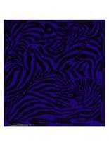 Bandana Zebra blau