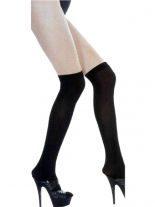 Overknees schwarz Black