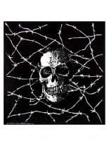 Bandana Totenkopf Stacheldraht