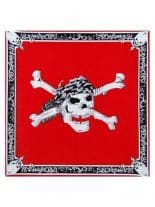 Bandana Totenkopf red