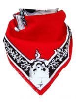 Bandana Totenkopf red
