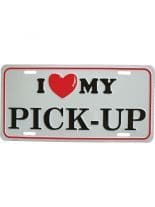 Kennzeichen I Love my Pick up