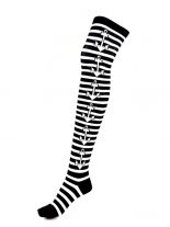 Overknees Anker in weiß