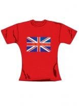 T-Shirt Großbritanien in rot
