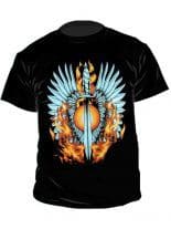 T-Shirt Flammenschwert