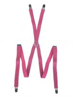 Hosenträger mit Glitzereffekt rosa