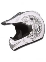 Marushin Helm XMR Tiger flat white