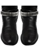 Leder Stiefelband Ringe