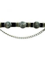 Leder Stiefelbänder mit Conchos
