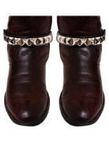 Leder Stiefelband mit Nieten