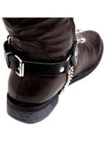Leder Stiefelband mit Killernieten