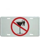 Autoschild No Alcohol